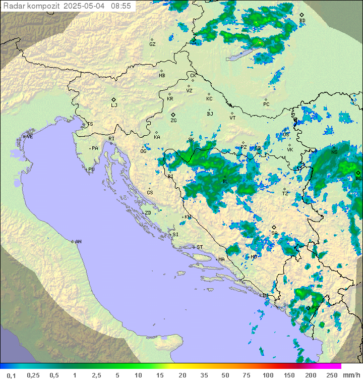 Padavine Hrvaška