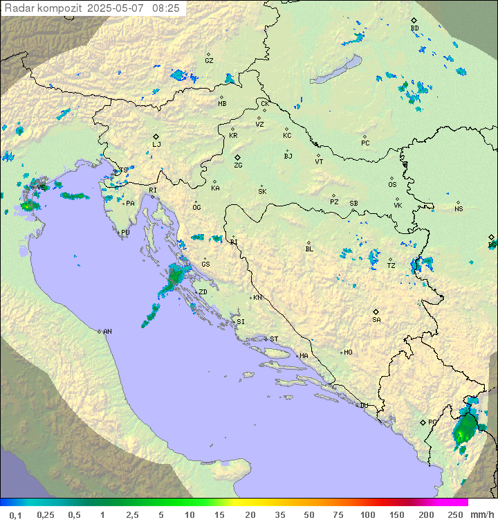 Padavine Hrvaška