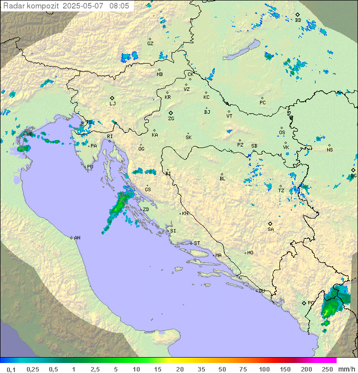 Padavine Hrvaška