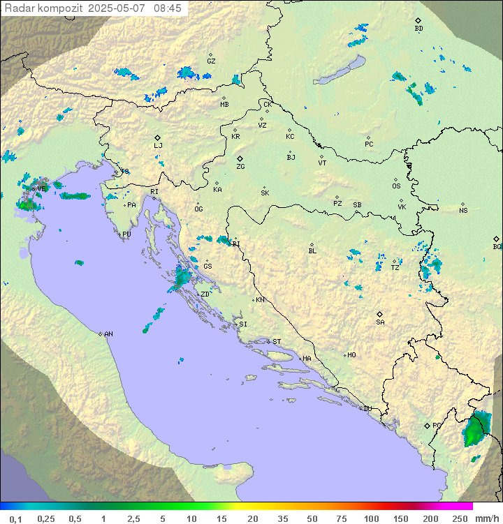 Padavine Hrvaška