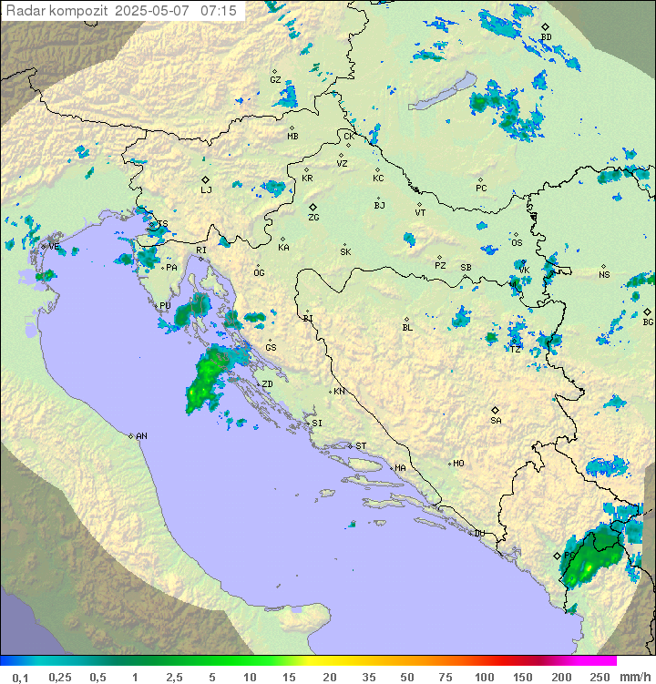 Padavine Hrvaška