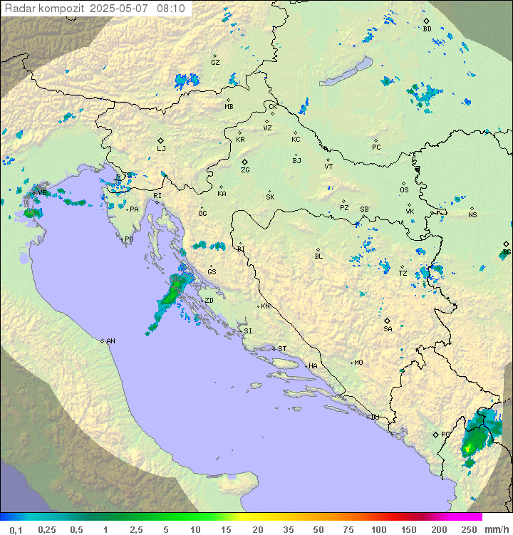 Padavine Hrvaška