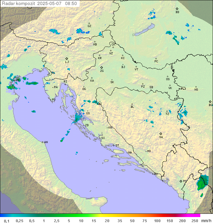 Padavine Hrvaška