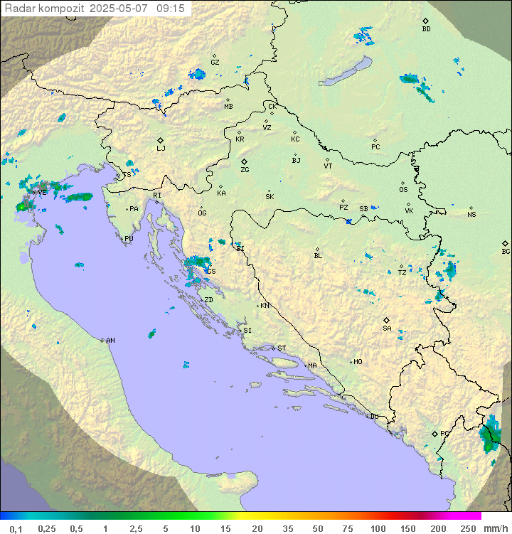 Padavine Hrvaška