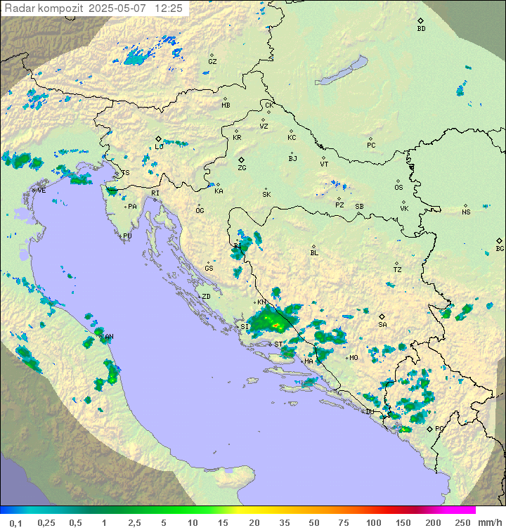 Padavine Hrvaška