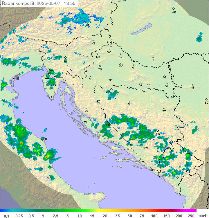 Padavine Hrvaška