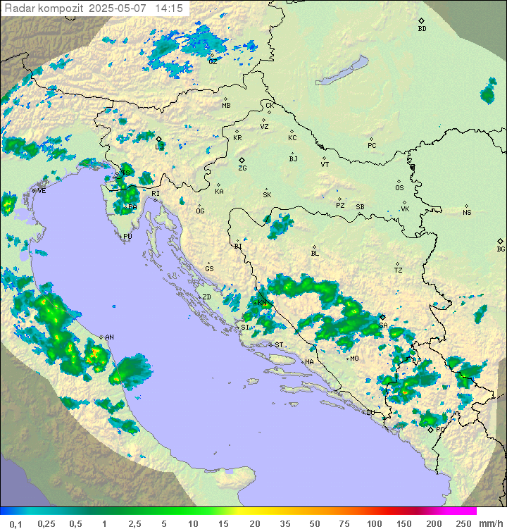 Padavine Hrvaška