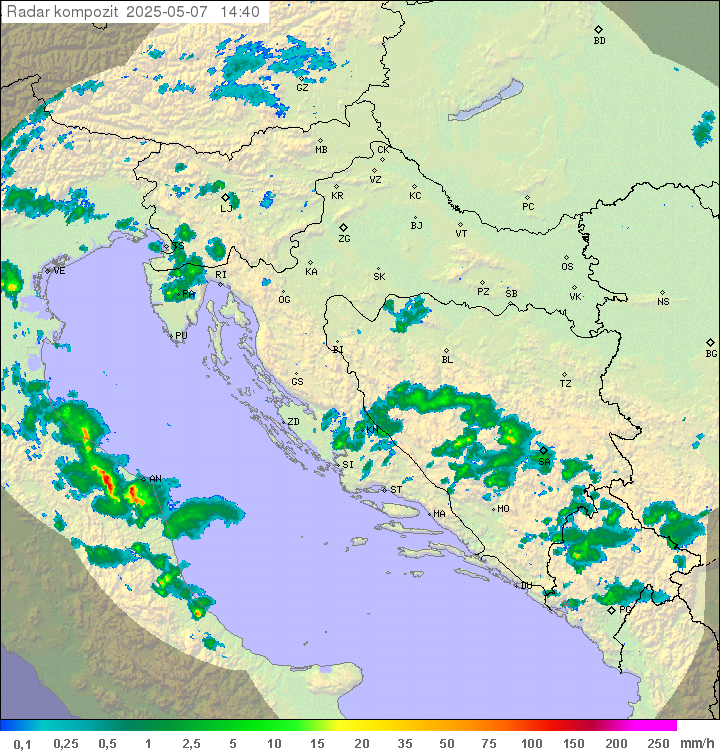 Padavine Hrvaška