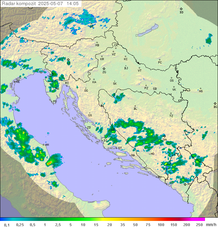 Padavine Hrvaška