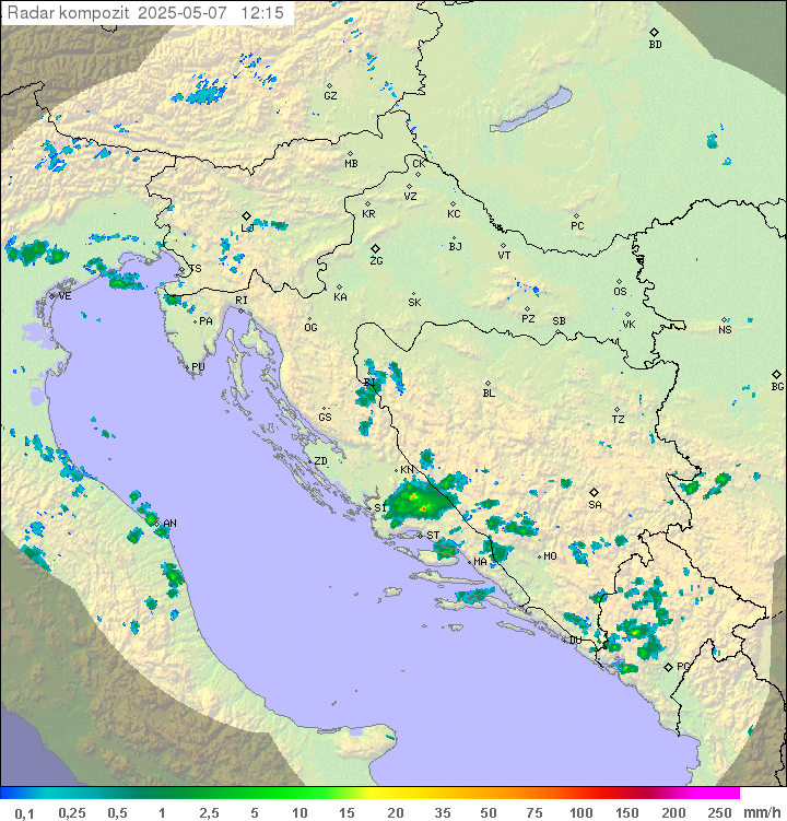 Padavine Hrvaška