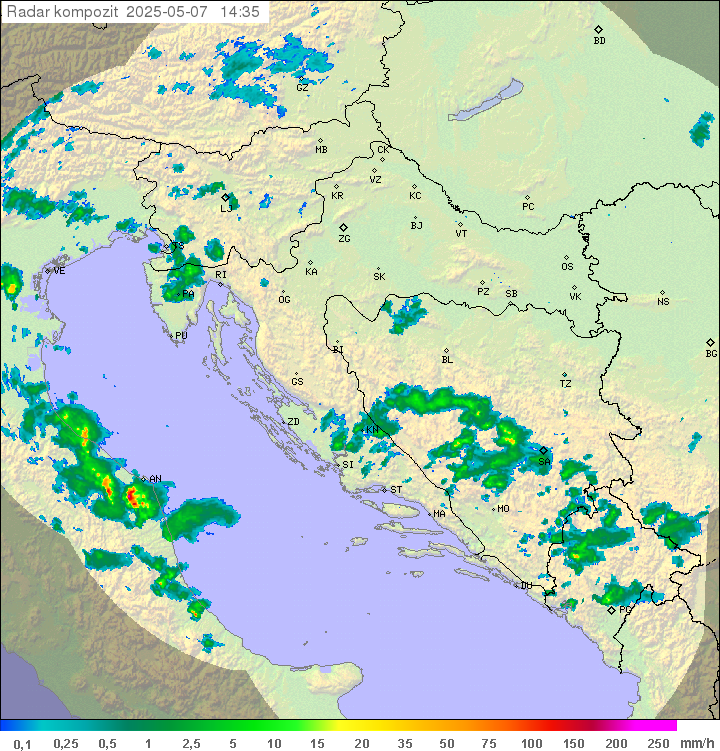 Padavine Hrvaška