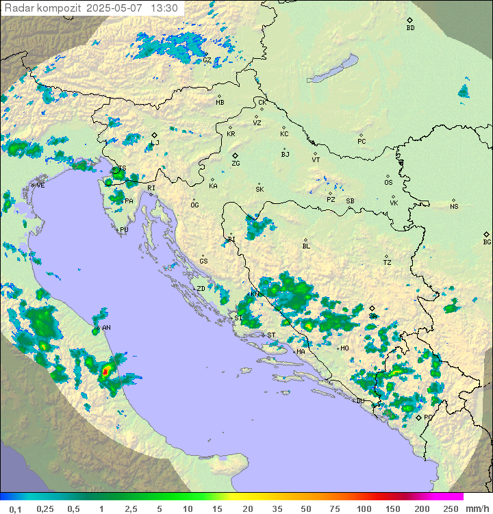 Padavine Hrvaška