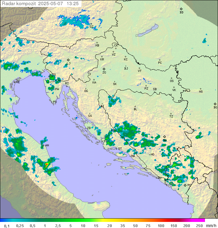 Padavine Hrvaška