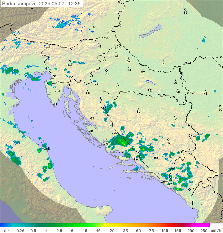 Padavine Hrvaška