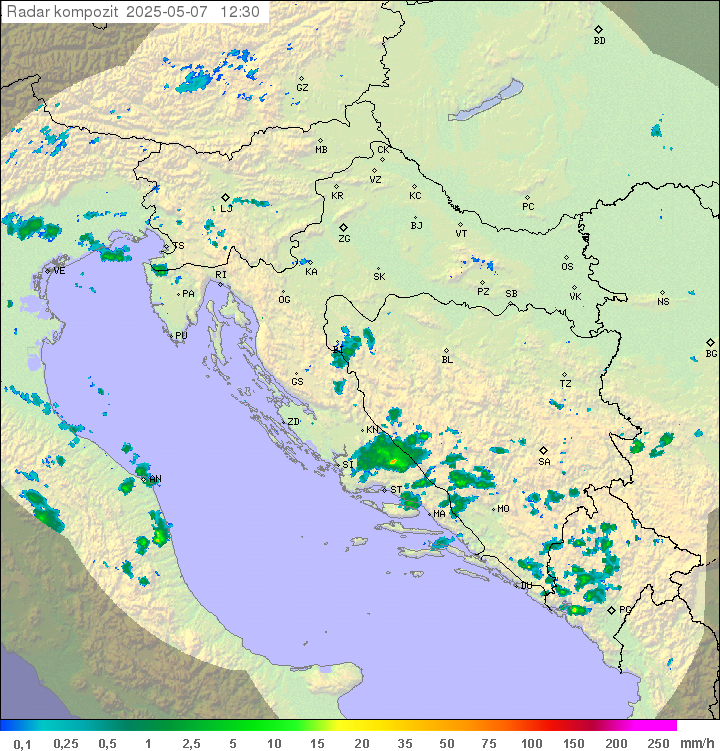 Padavine Hrvaška