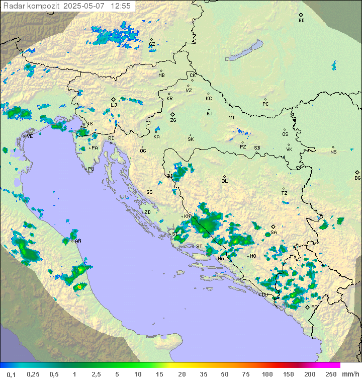 Padavine Hrvaška