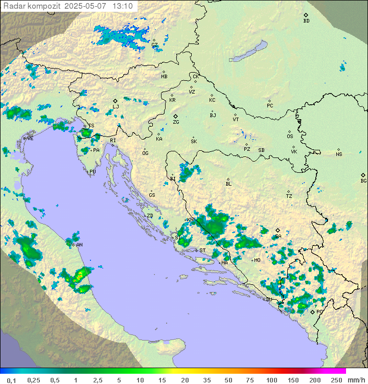 Padavine Hrvaška