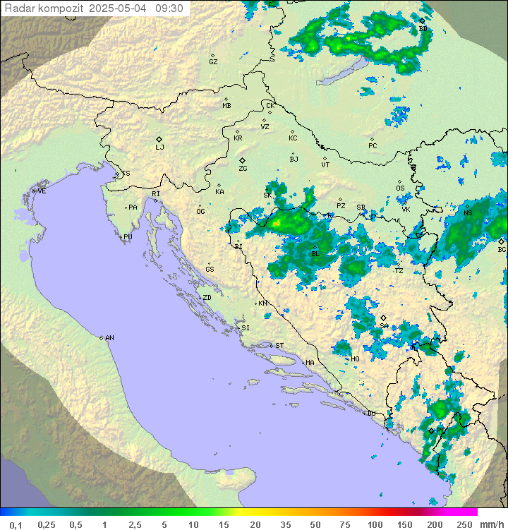 Padavine Hrvaška