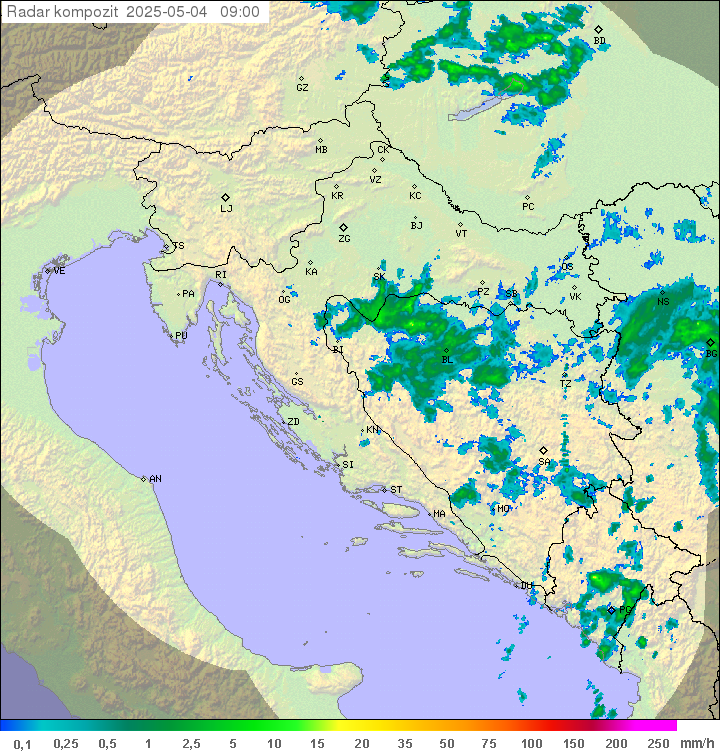 Padavine Hrvaška