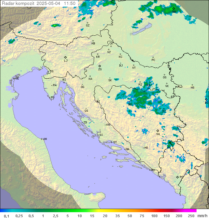 Padavine Hrvaška