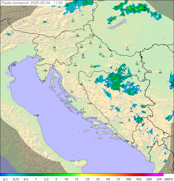 Padavine Hrvaška