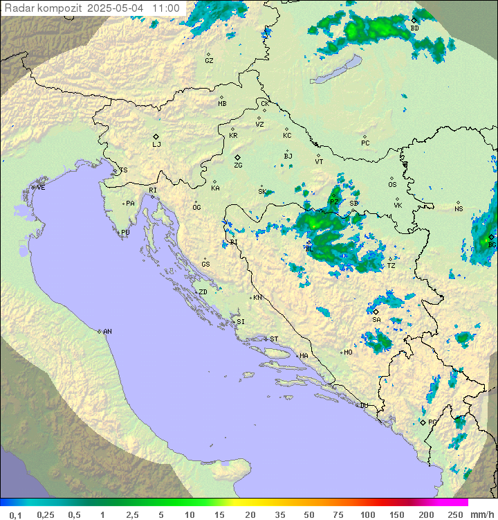 Padavine Hrvaška