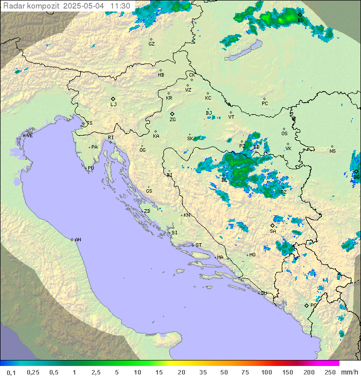 Padavine Hrvaška