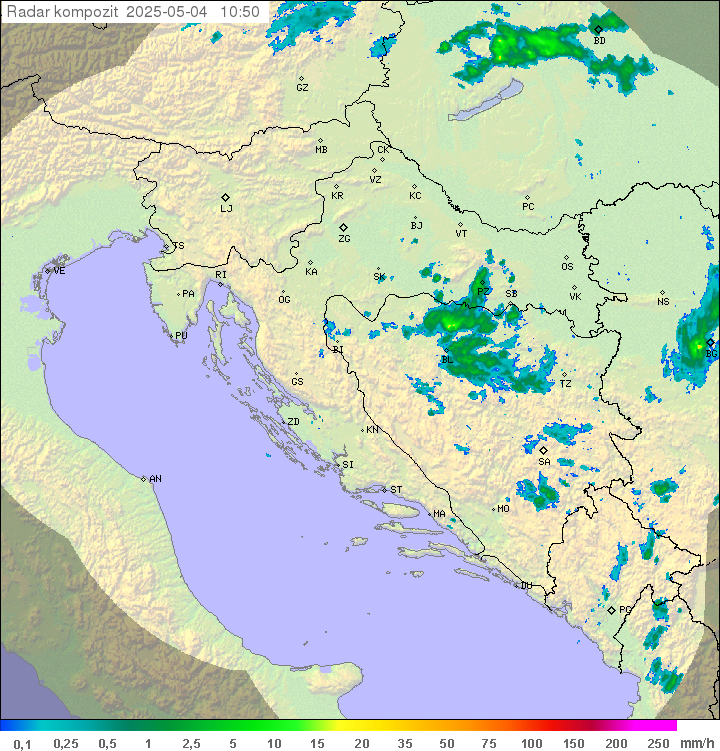 Padavine Hrvaška