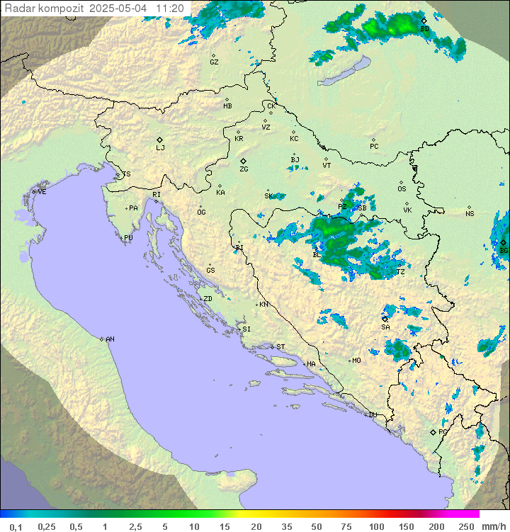 Padavine Hrvaška