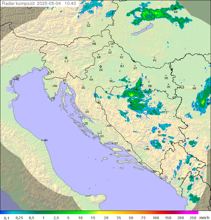 Padavine Hrvaška