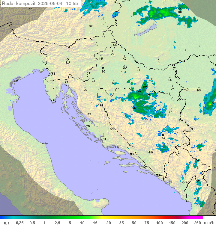 Padavine Hrvaška