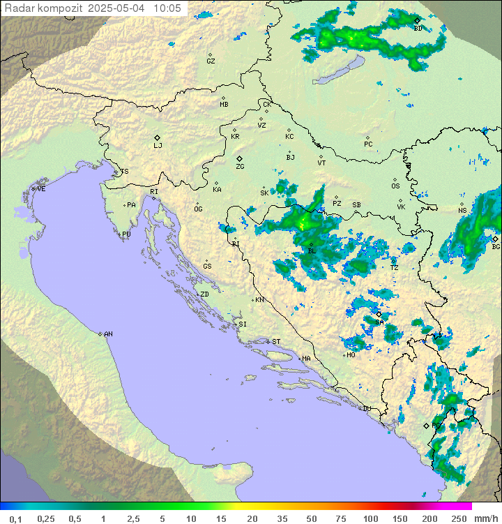 Padavine Hrvaška