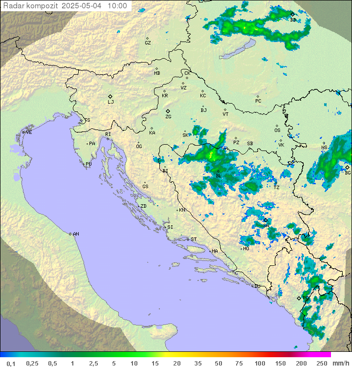 Padavine Hrvaška