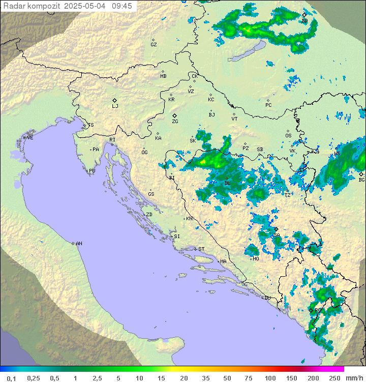 Padavine Hrvaška