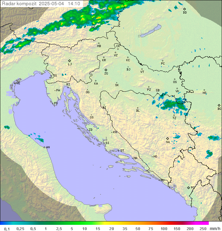 Padavine Hrvaška