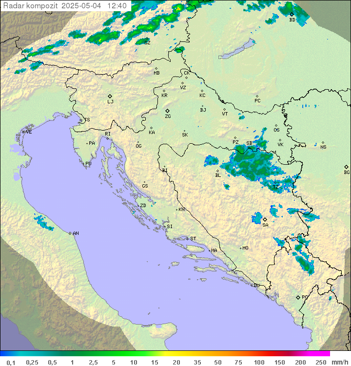 Padavine Hrvaška