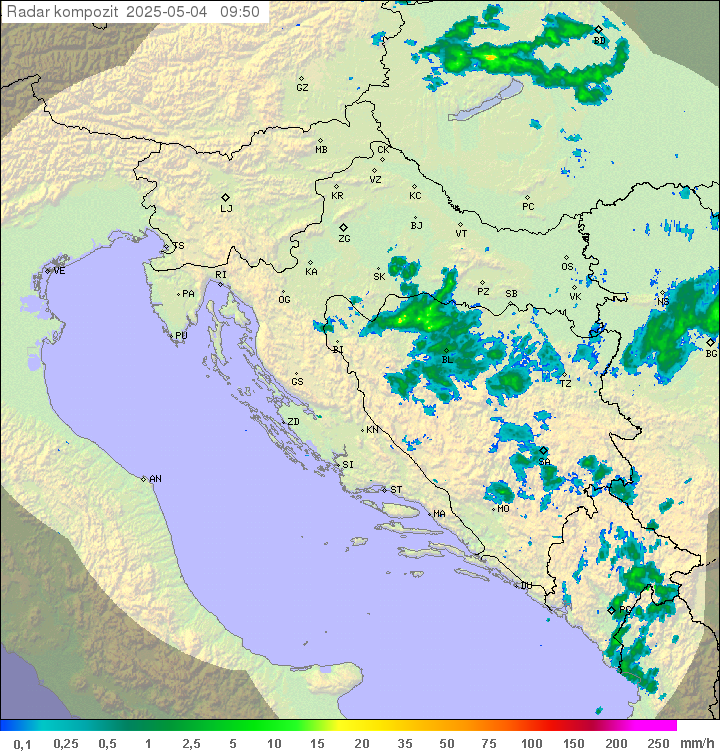 Padavine Hrvaška