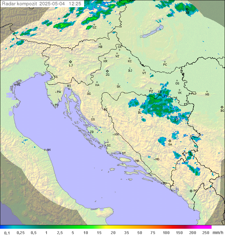 Padavine Hrvaška