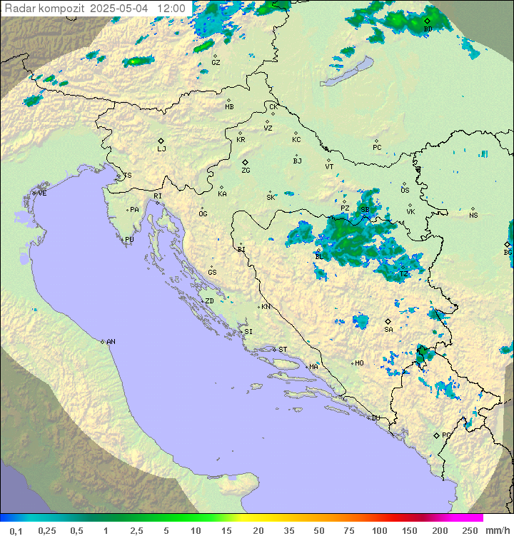 Padavine Hrvaška