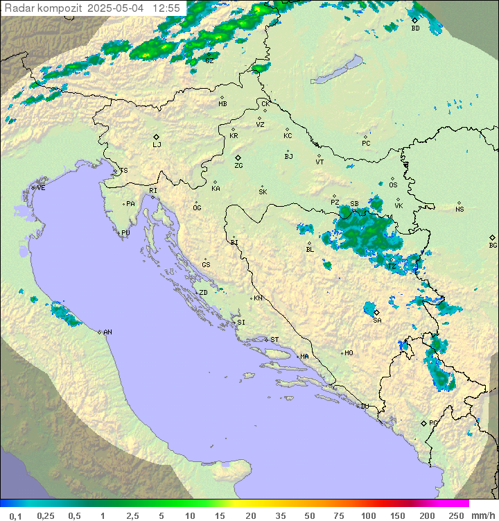 Padavine Hrvaška