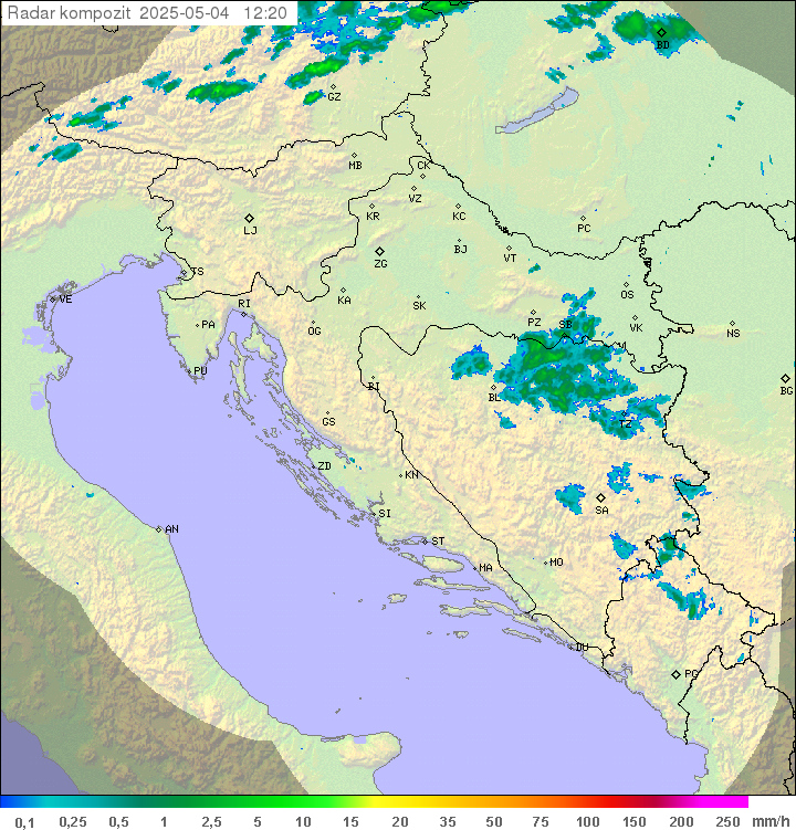 Padavine Hrvaška