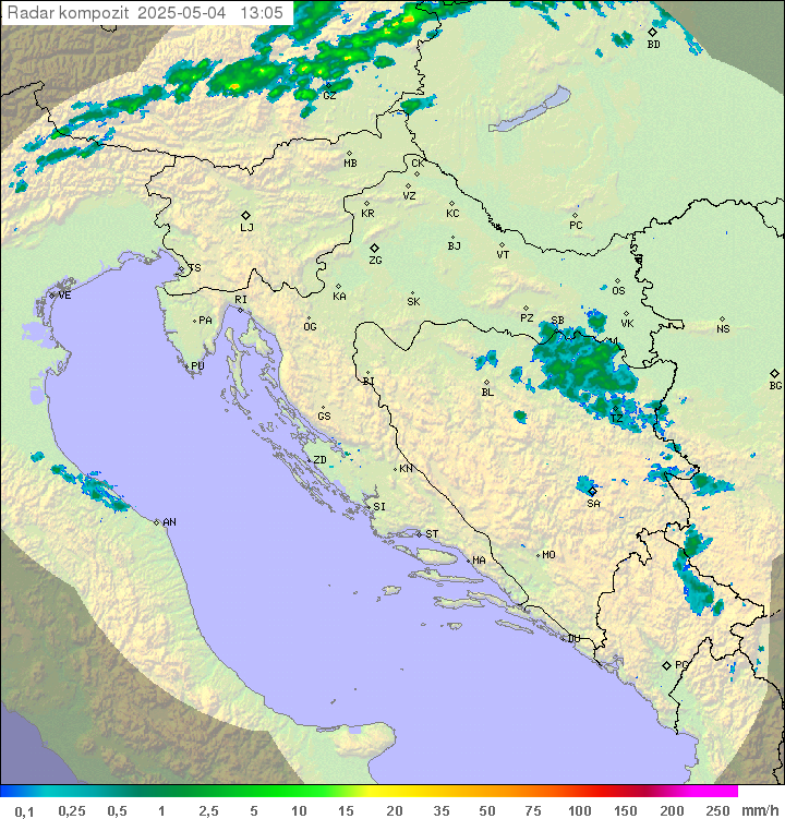 Padavine Hrvaška