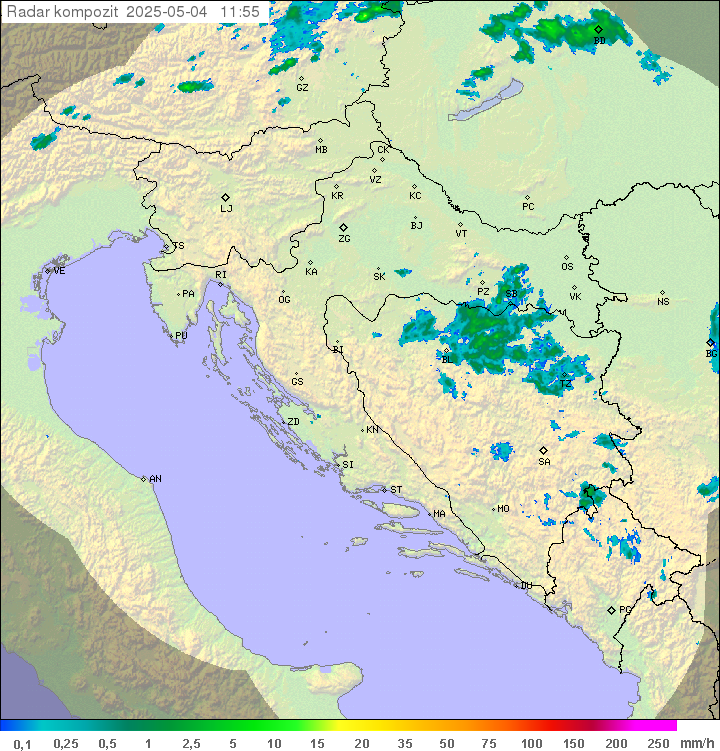 Padavine Hrvaška