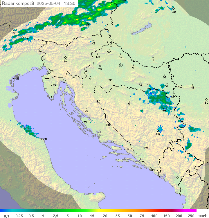 Padavine Hrvaška