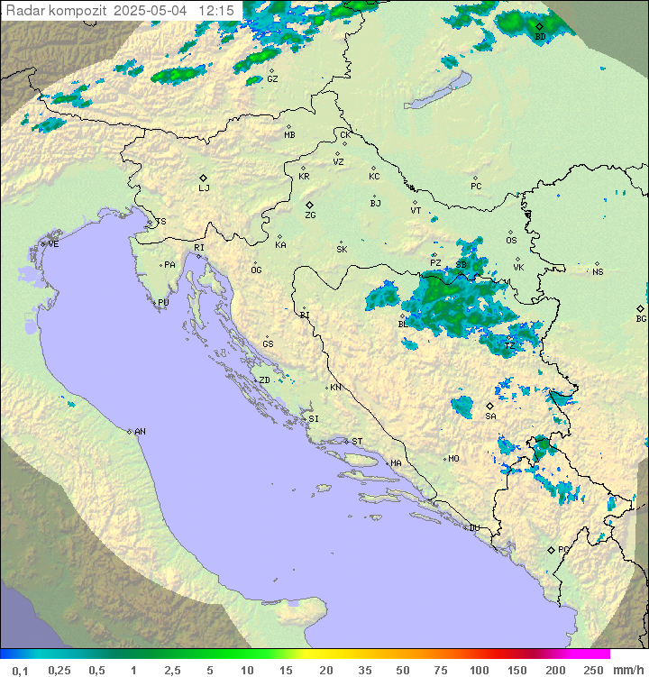 Padavine Hrvaška