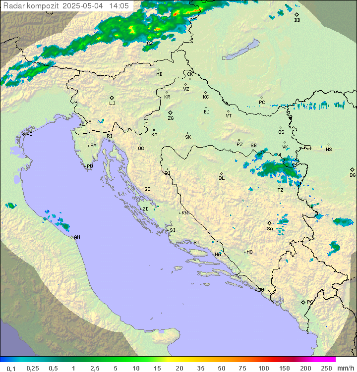 Padavine Hrvaška