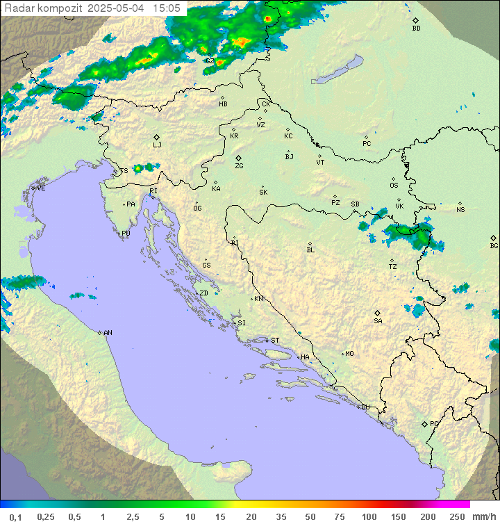 Padavine Hrvaška