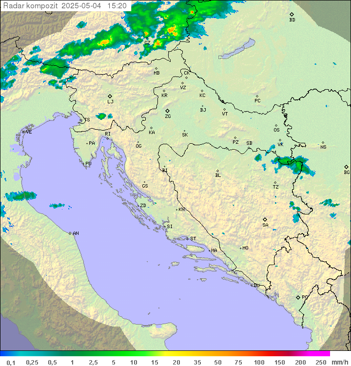 Padavine Hrvaška