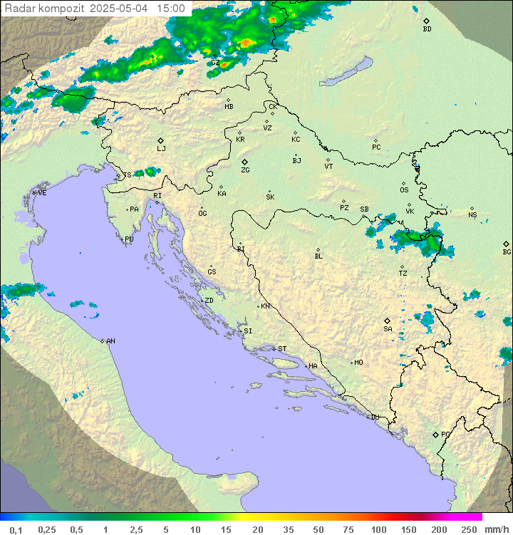 Padavine Hrvaška