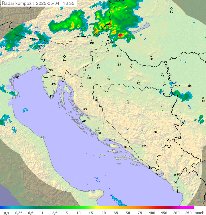 Padavine Hrvaška